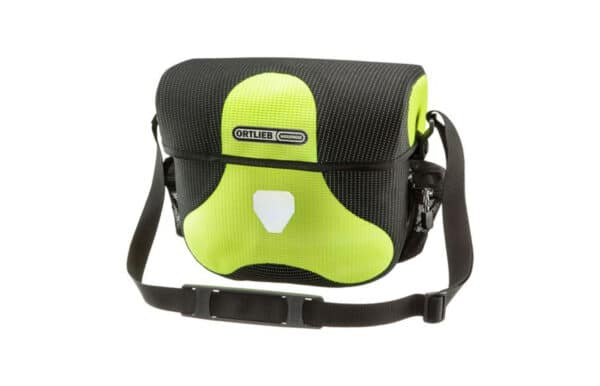 Ortlieb Ultimate Six High Visibility -Lenkertasche - Neon Yellow - Black Reflex