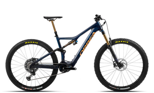 Orbea RISE M-Team - 29 Zoll 360Wh 12K Fully - Coal Blue/Red Gold