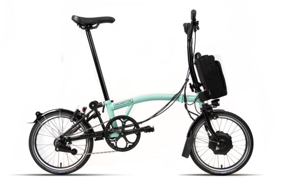 Brompton C-Line Electric Explore M - 16 Zoll 300Wh 6N Faltrad - Turkish Green