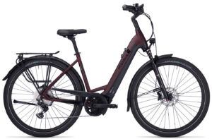 PEGASUS Strong Evo 10 Lite - 28 Zoll 400Wh 10K Wave - dark red matt/black matt