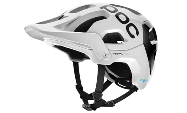 POC Tectal Race Spin Fahrradhelm - white/black