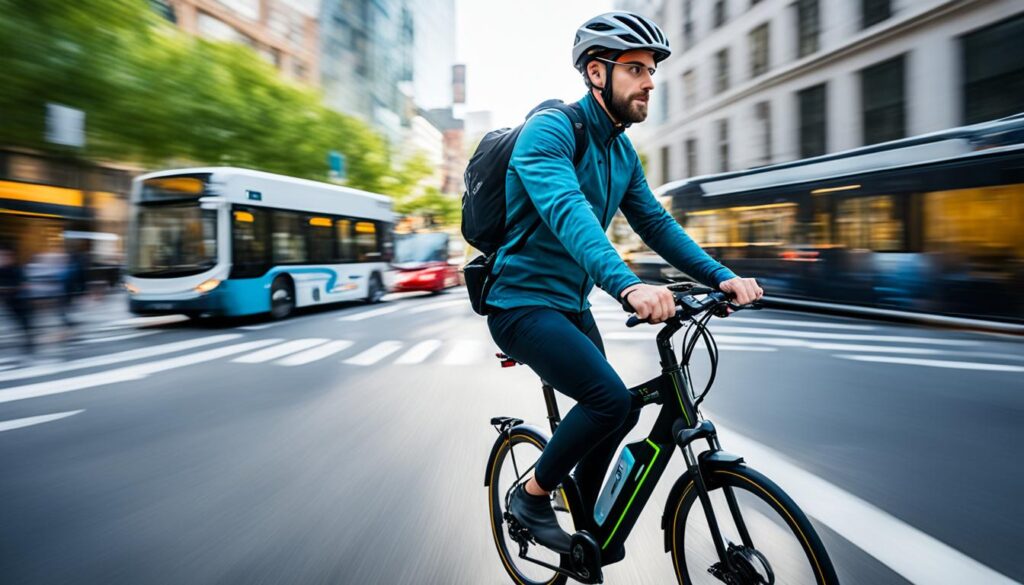 E-Bike im Stadtverkehr